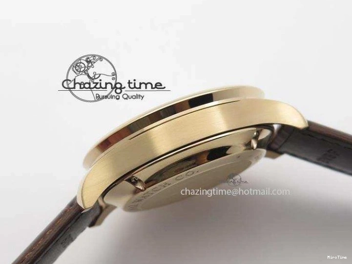 MIROTIME 0414 Portuguese IW371415 ZF 1:1 Best Edition RG Black dial On Brown Leather Strap A Modern 7286